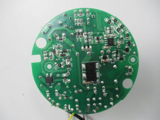 Inconsistent brightness led lamp