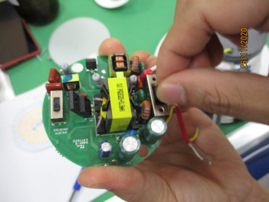 Incorrect drivers led lamp
