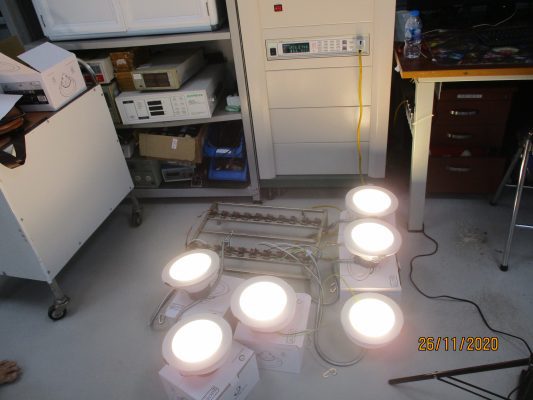 Aging (Burn-In) Test led lamp inspection method